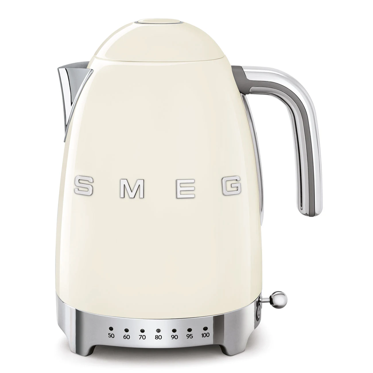 Hervidor Smeg KLF04CREU crema con temperatura regulable