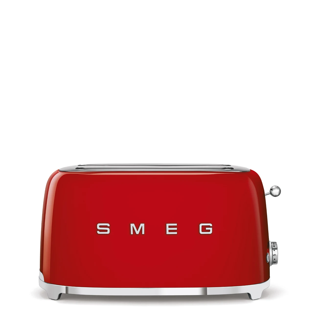 Tostadora Smeg TSF02RDEU roja de ranuras largas